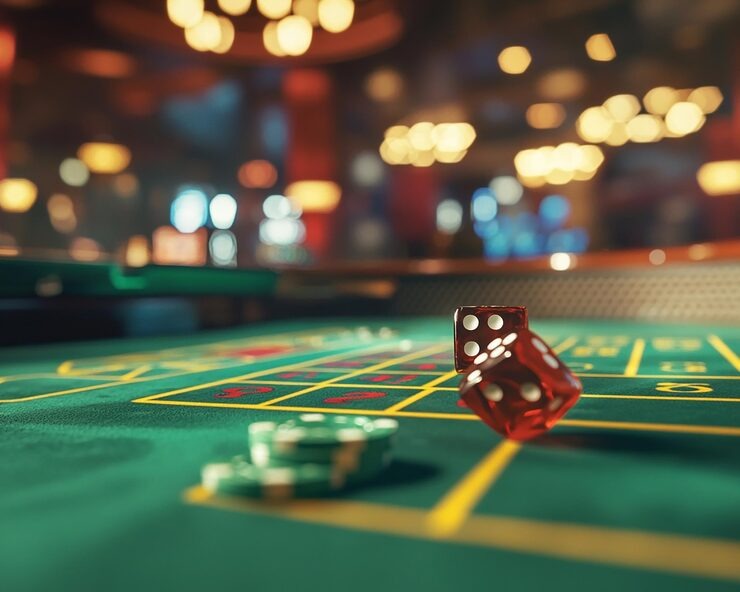 metrik slot betting interface showing chip selection and table layout for baccarat